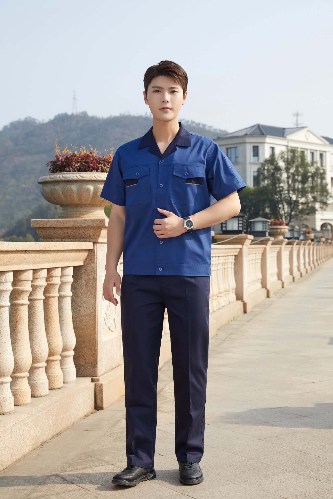 上海短袖工作服04